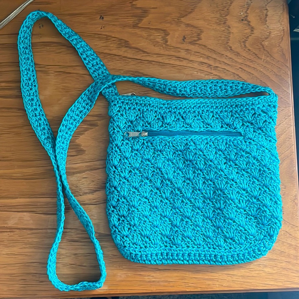 Cute crochet cross body bag